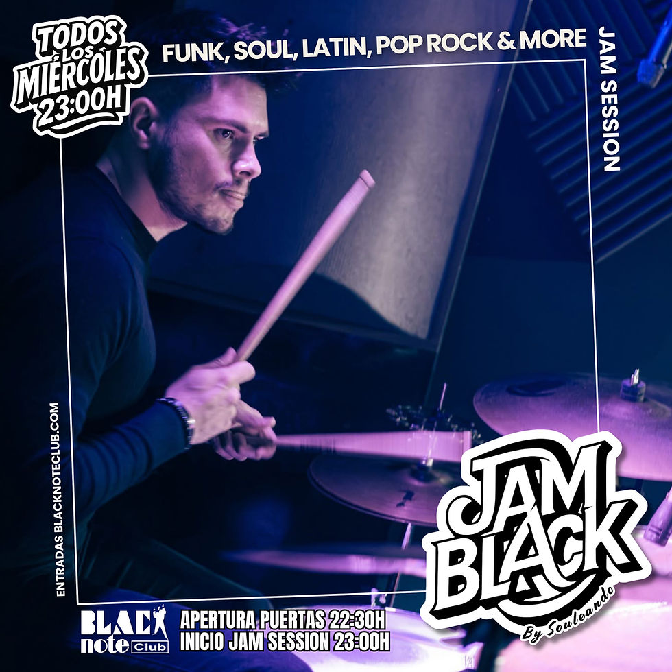 JAM BLACK: Funk, soul, latin, pop rock...