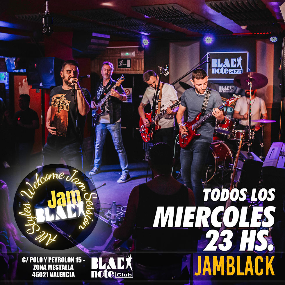 JAMBLACK - JAM SESSION. RnB, Funk, Soul, Rock, Blues.
