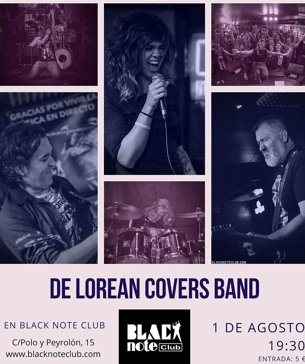 DE LOREAN COVERS BAND