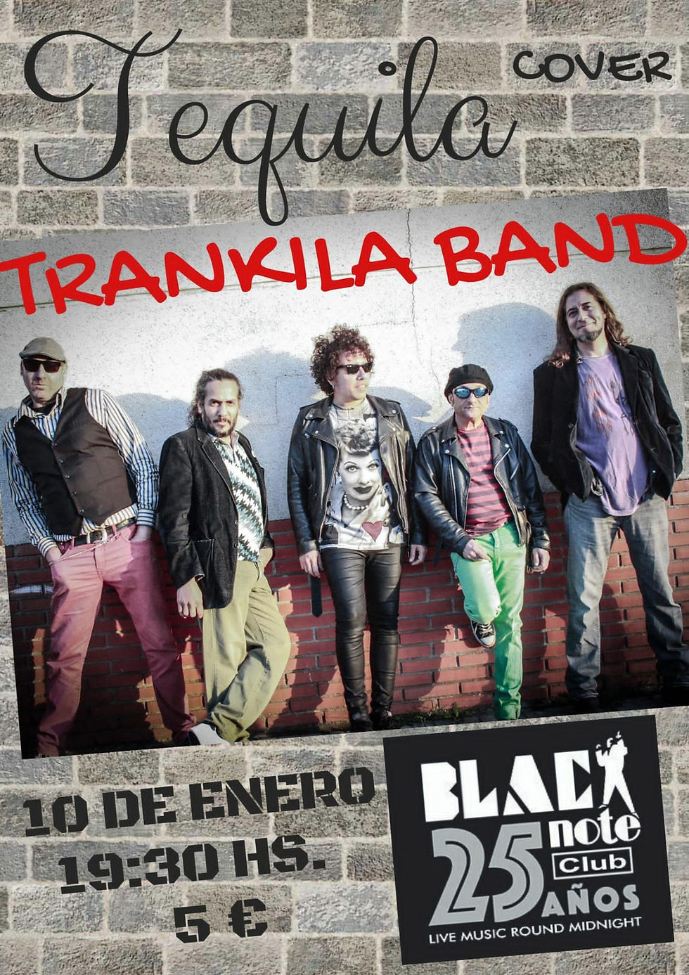 TRANKILA BAND tributo a TEQUILA