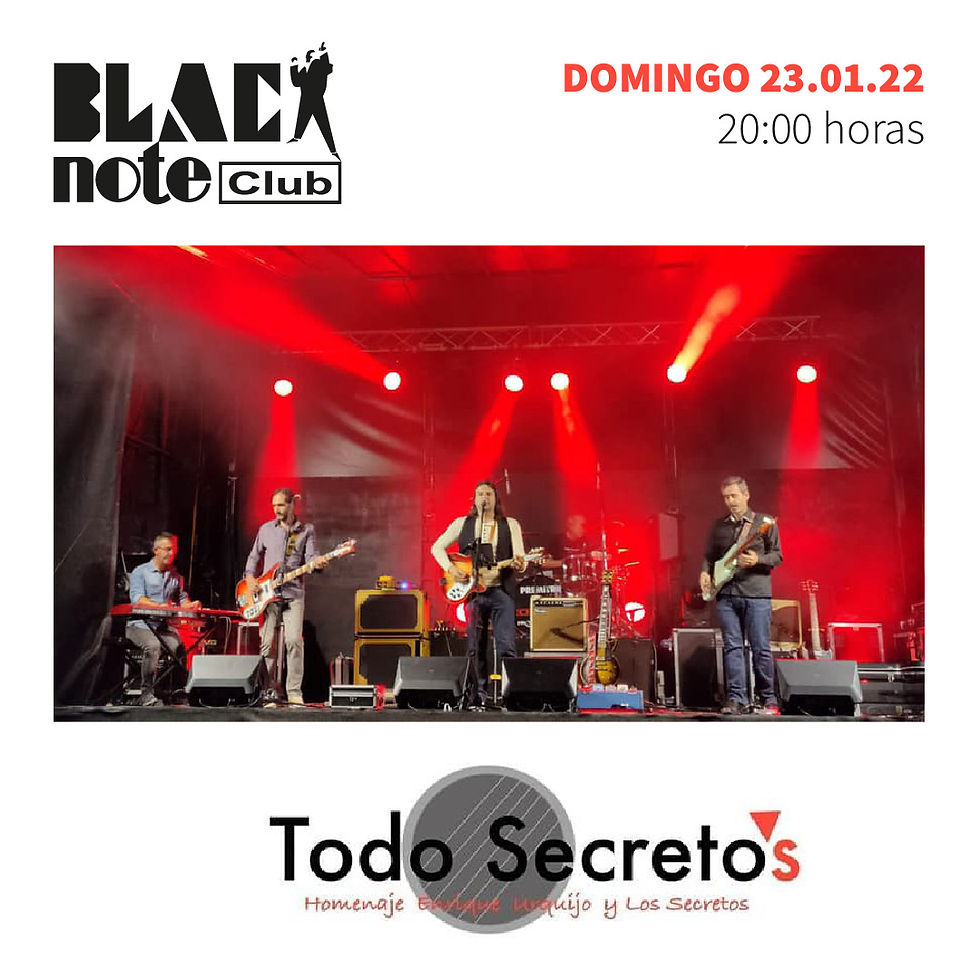 TODO SECRETOS tributo a Enrique Urquijo y Los Secretos