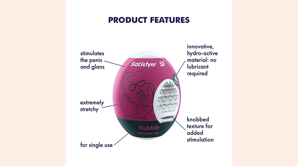 תמונה ממוזערת: Satisfyer Masturbator Egg - סטיספייר - ביצת עינוג לגבר