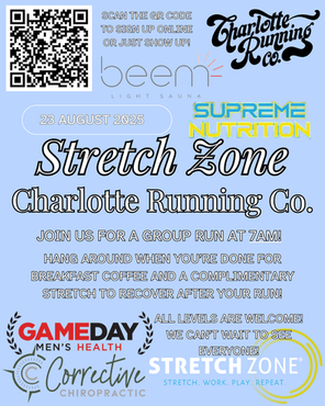 Group Run Aug. 23 with Stretch Zone and Charlotte Running Company