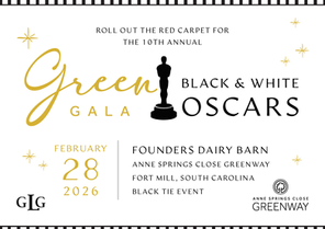 Roll Out the Red Carpet for the 10th Annual Green Gala at Anne Springs Close Greenway