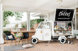 Bubbles & Brews, a Charming Vintage Mobile Bar for Your Next Event