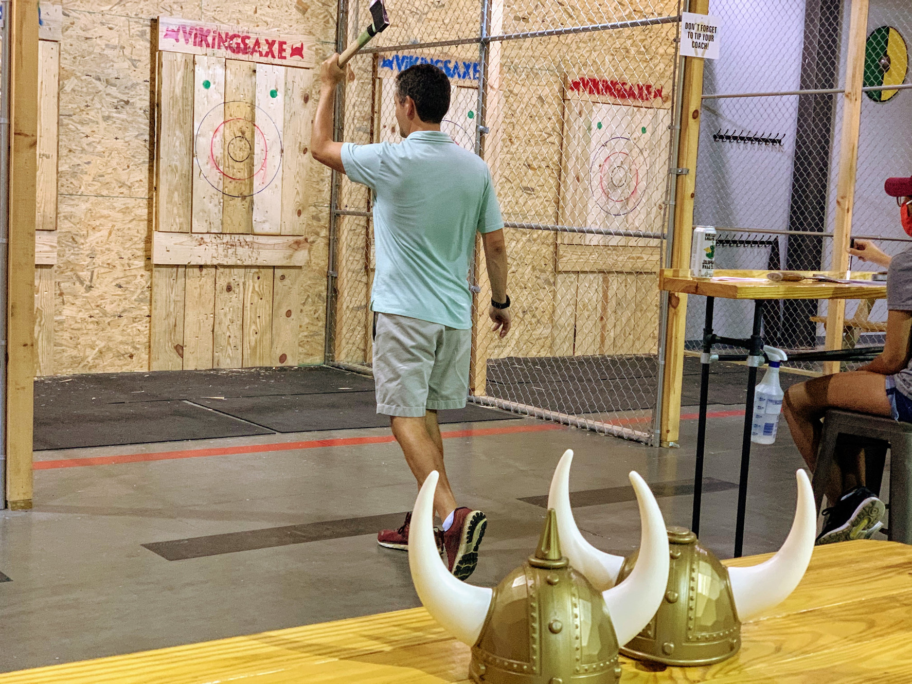 Viking's Axe Fort Mill's indoor axe throwing facility soon to celebra