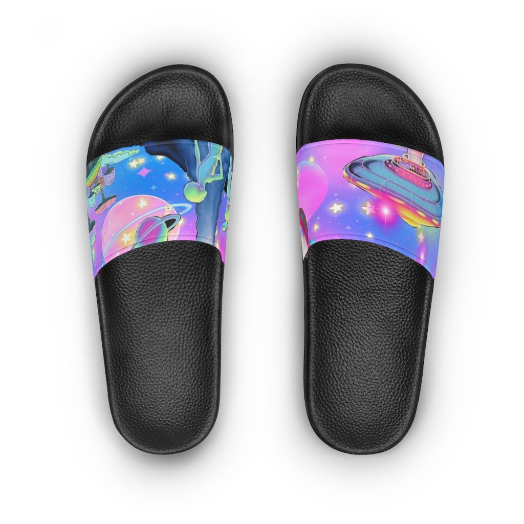 Pink Space - Women's Slide Sandals