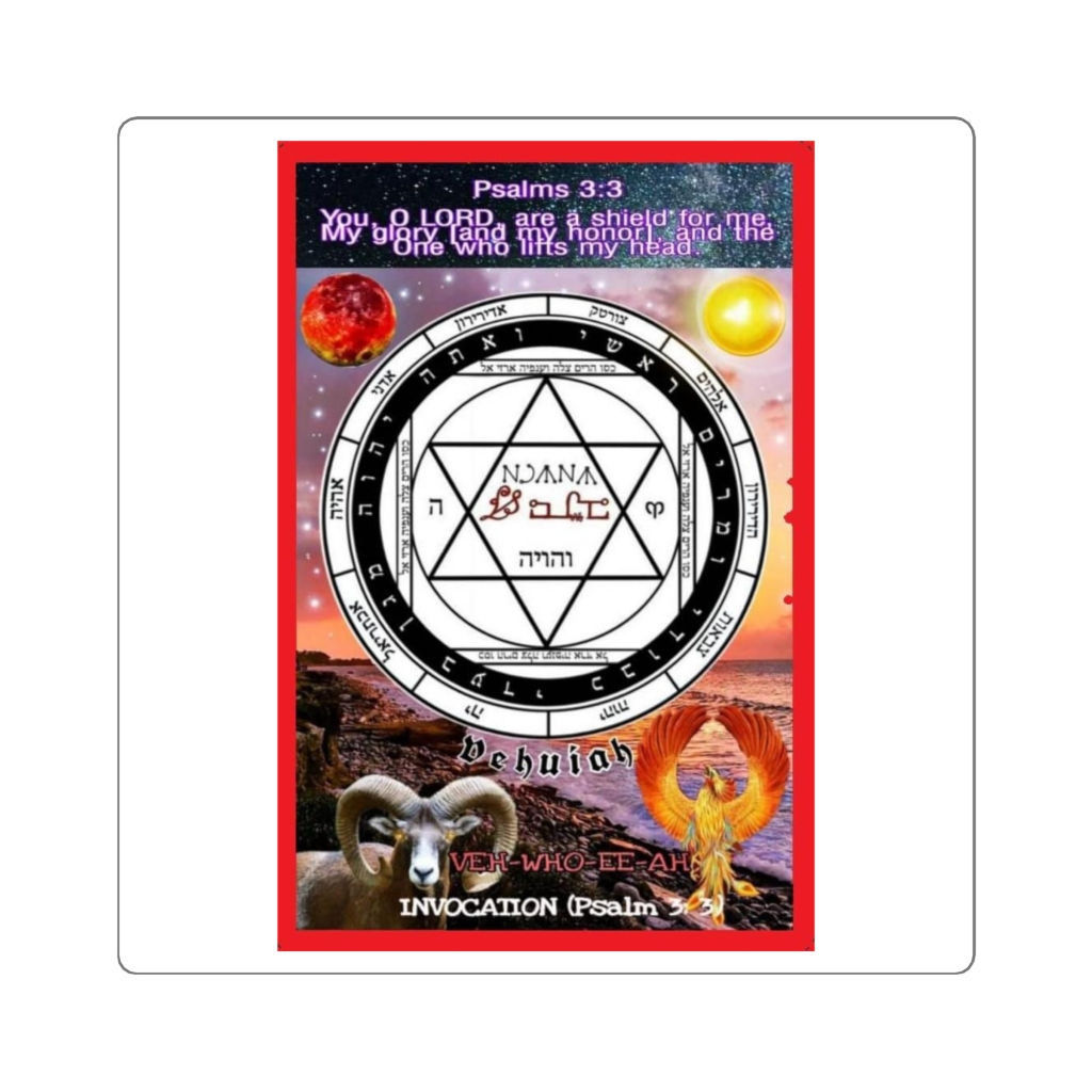 The Oracle Of The 72 angels - VEHUIAH -STICKERS