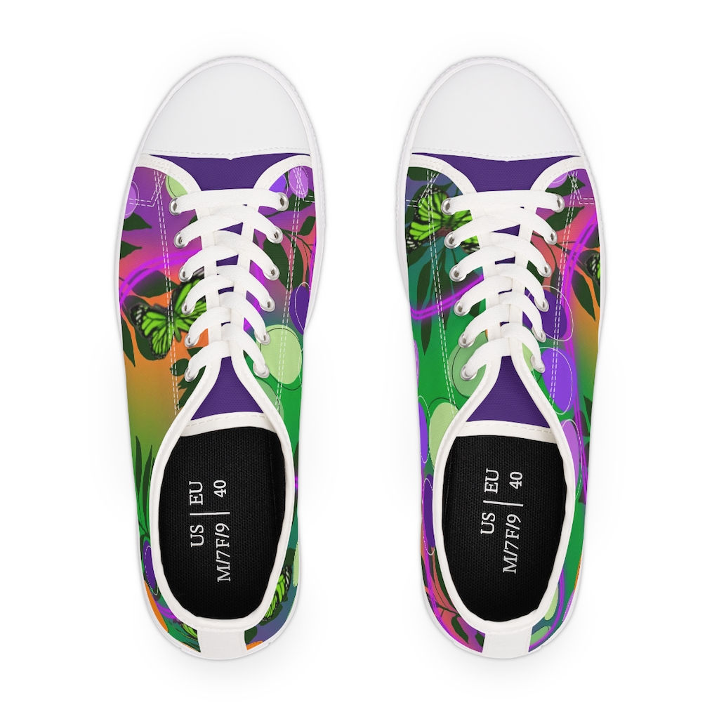 Purple Power - Women's Low Top Sneakers