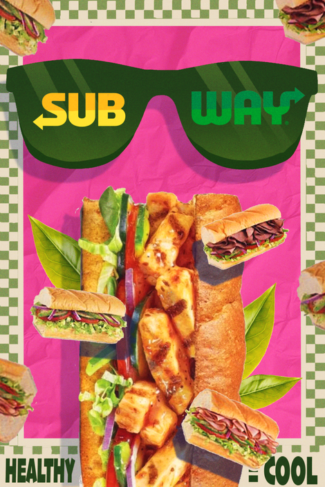 Subway Healthy Poster