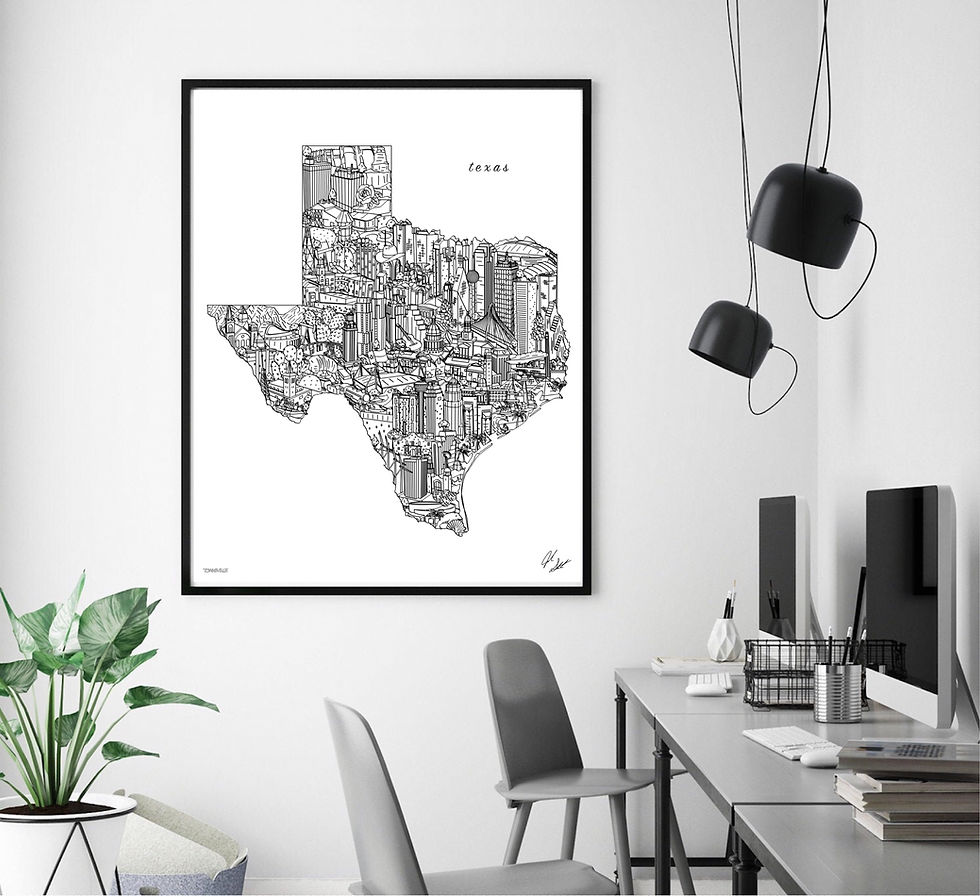 Thumbnail: Texas Wall Art