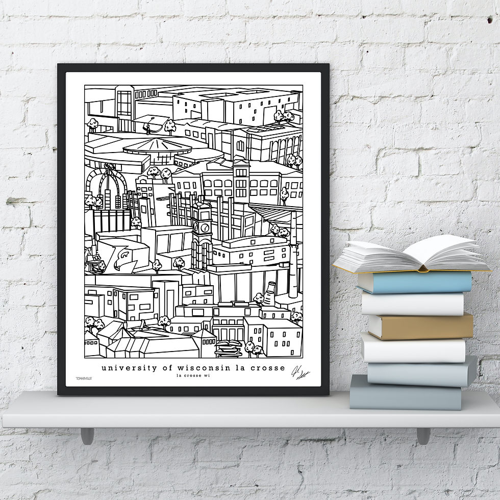Thumbnail: University of Wisconsin La Crosse Wall Art