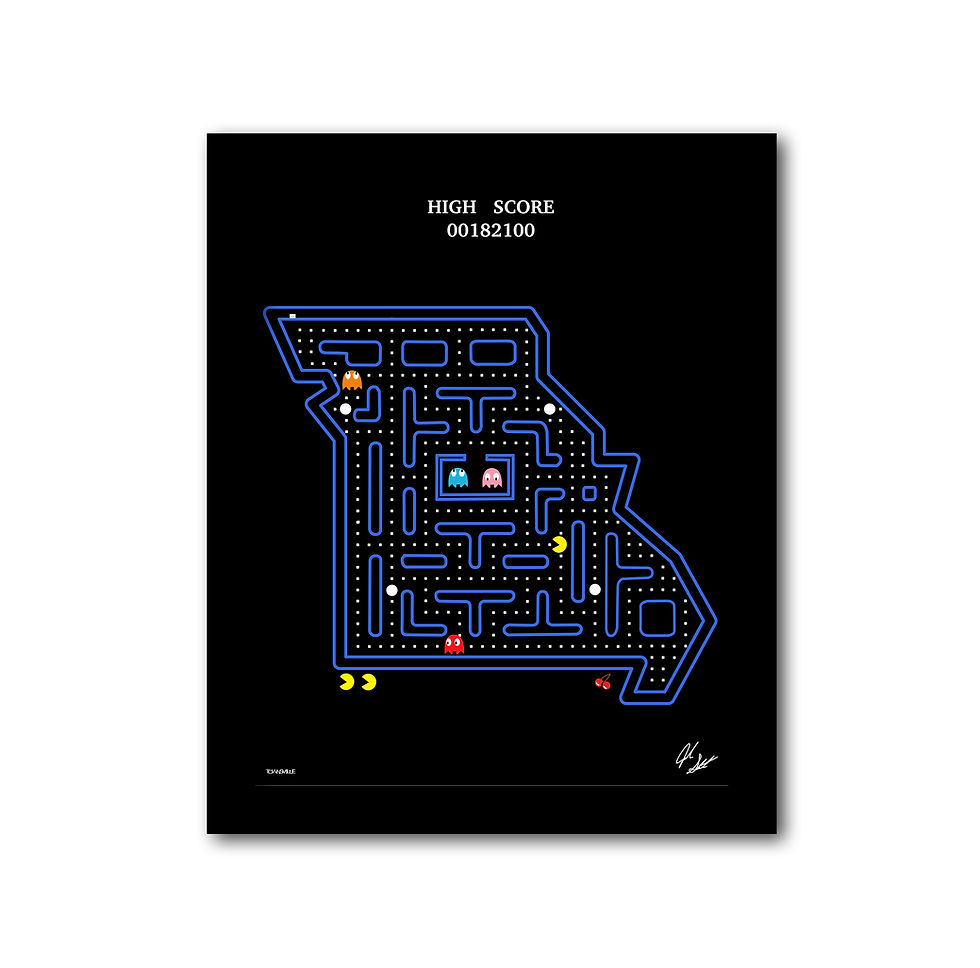 Thumbnail: Missouri Video Game Wall Decor