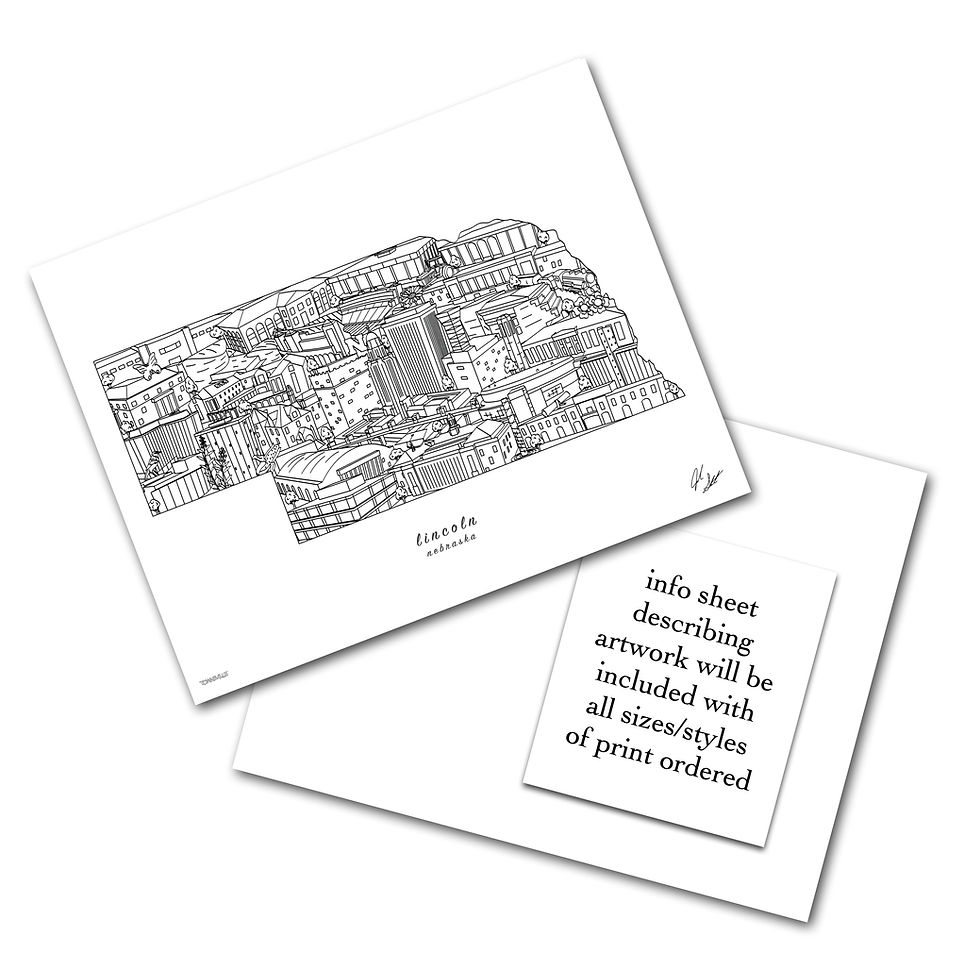 Thumbnail: Lincoln Nebraska Art Print