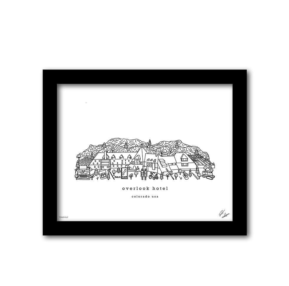Thumbnail: Overlook Hotel - The Shining Minimalist Art Print