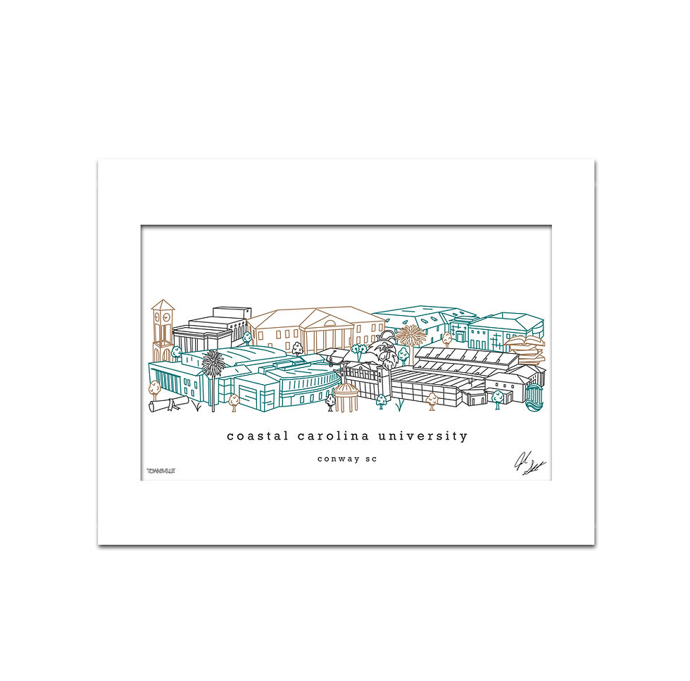 Thumbnail: Coastal Carolina Wall Decor, Graduation Gifts, Alumni Gifts, Art Decor, Office