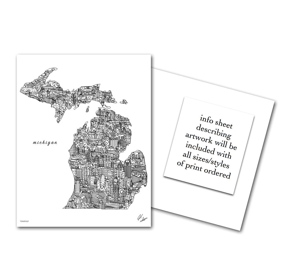 Thumbnail: Michigan Art Print