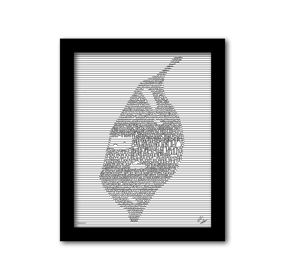 Thumbnail: St Louis Skyline Minimalist Art Print