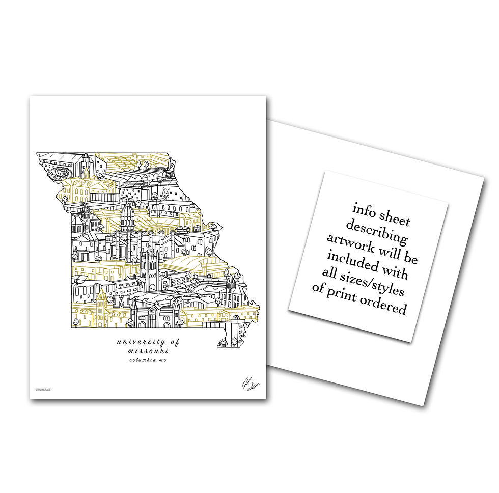 Thumbnail: University of Missouri Art Print