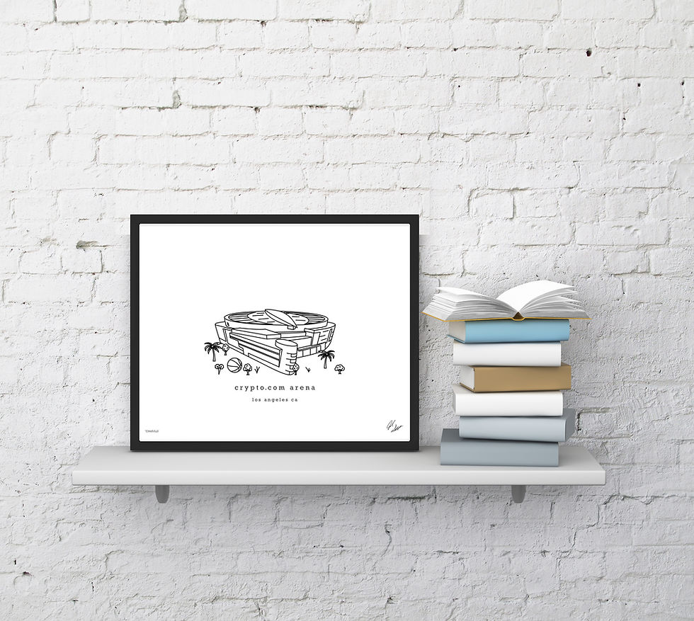 Thumbnail: Crypto.com Arena Minimalist Wall Decor | LA Lakers Basketball