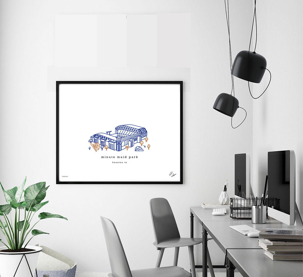 Thumbnail: AT&T Stadium Minimalist Wall Decor┃Dallas Cowboys Art Print