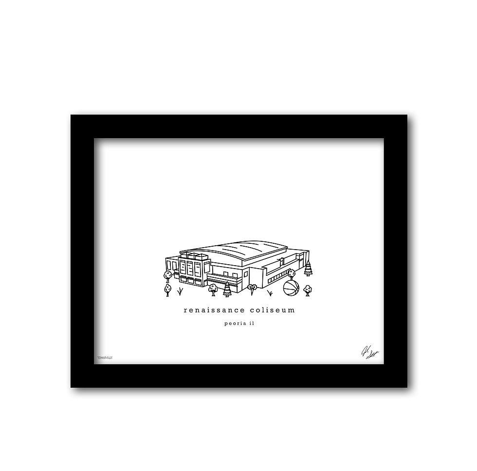 Thumbnail: Renaissance Coliseum Minimalist Wall Decor┃Bradley Braves Art Print