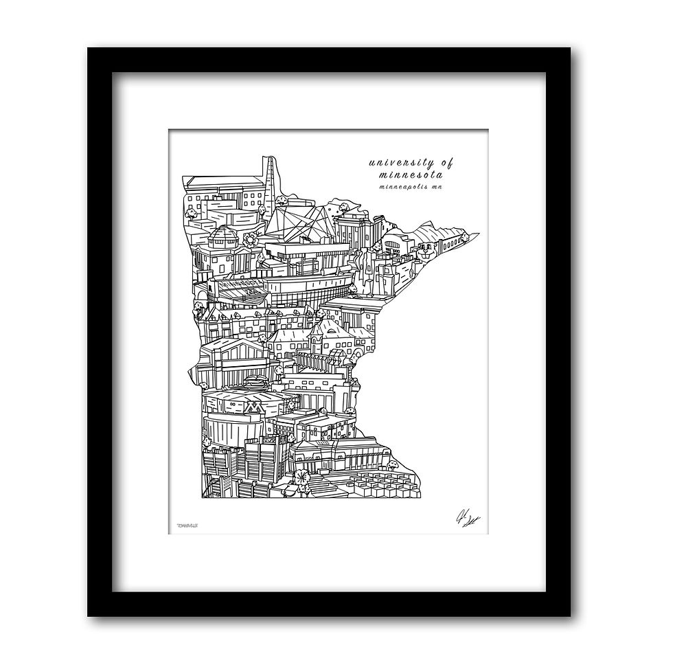 Thumbnail: University of Minnesota Art Print
