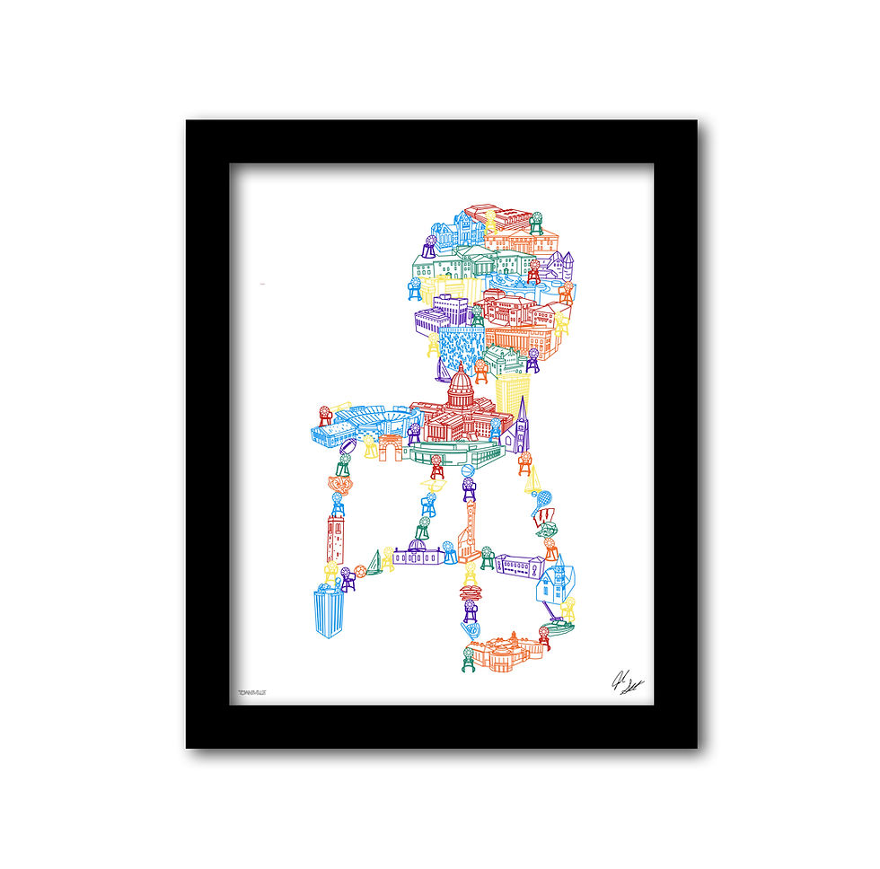 Thumbnail: Union Terrace Deck Chairs Madison Art Print
