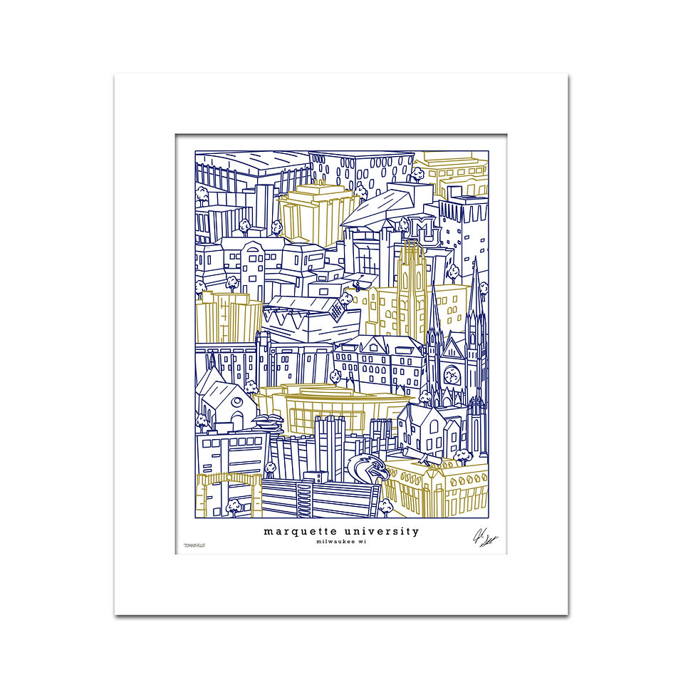Thumbnail: Marquette University Art Print
