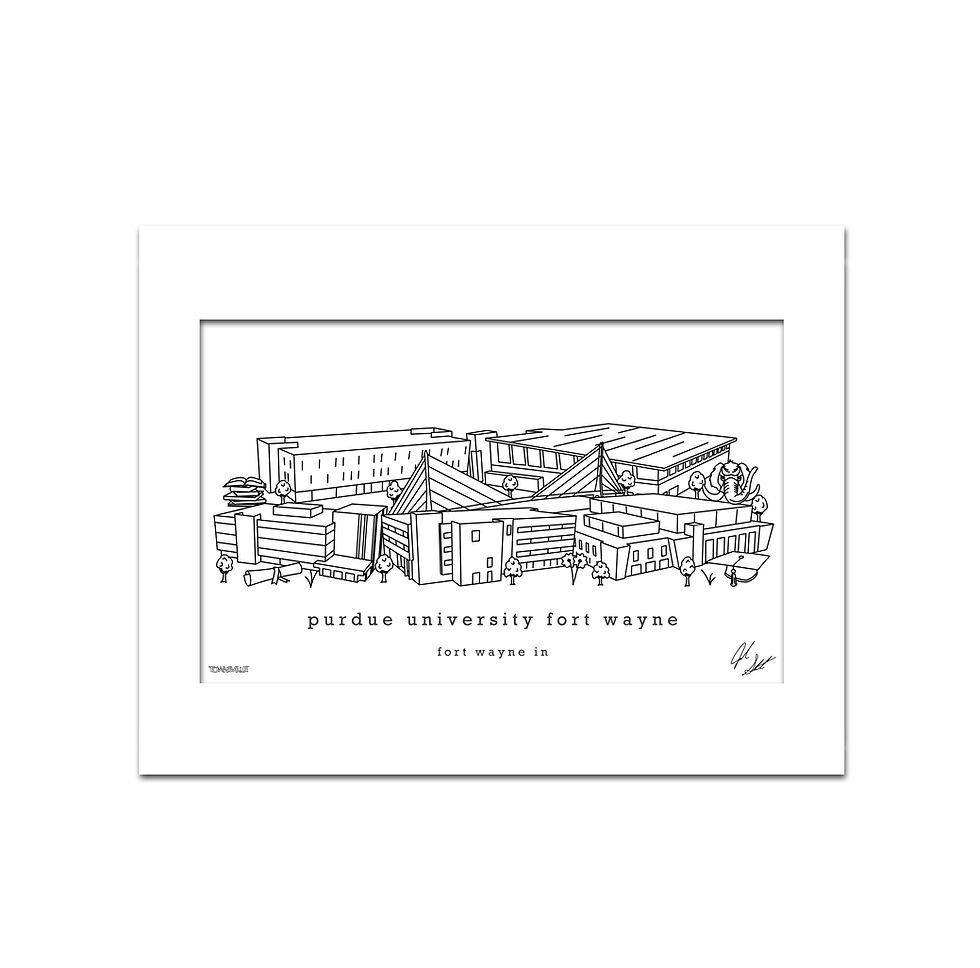 Thumbnail: Purdue University, Wall Art, College Gift, Graduation, Alumni, Office Art, Decor, Print