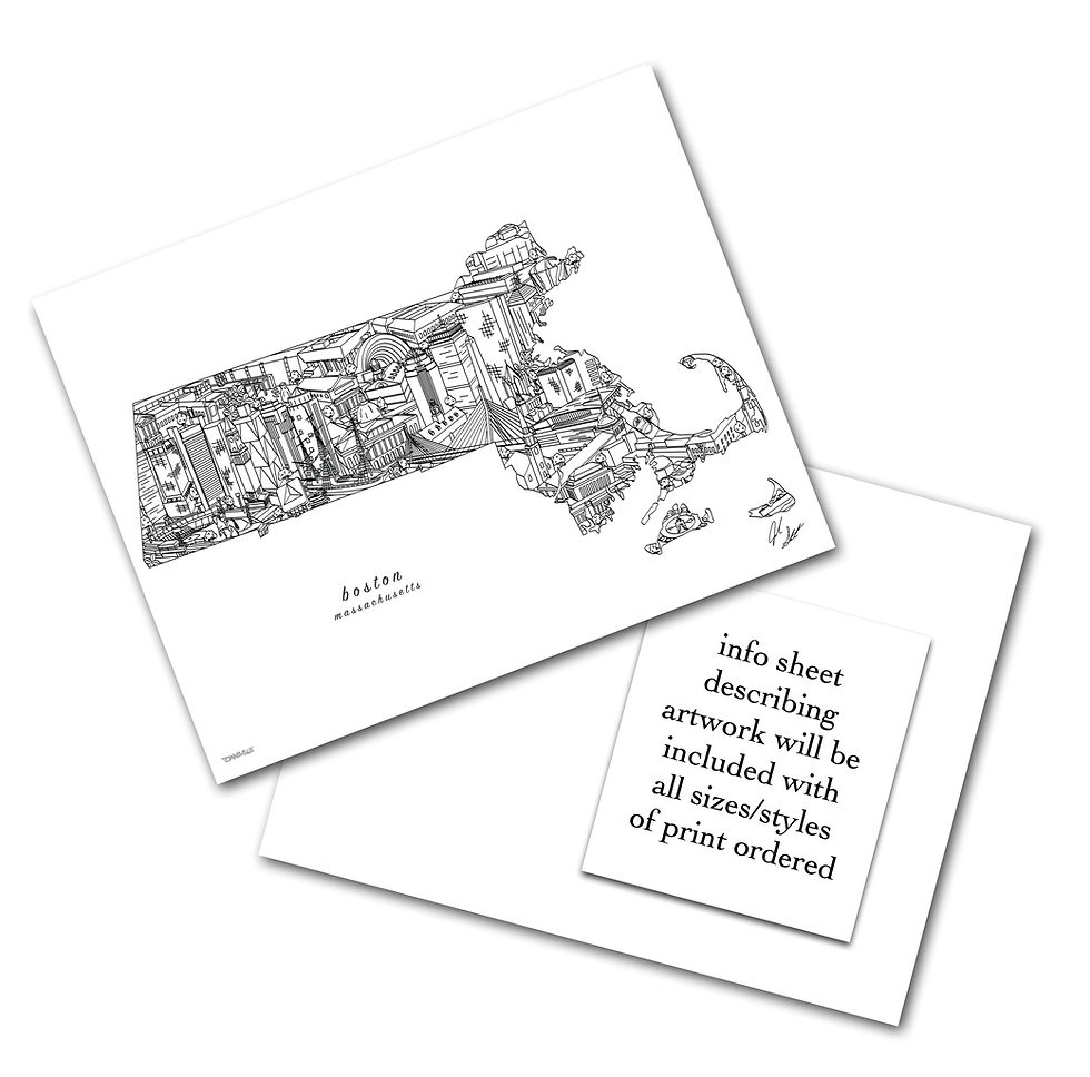 Thumbnail: Boston Massachusetts Art Print