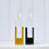 Thumbnail: Set of 2 Glass Cruet Oil and Vinegar Bottles