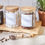 Thumbnail: Tea Coffee Sugar canister with bamboo lid