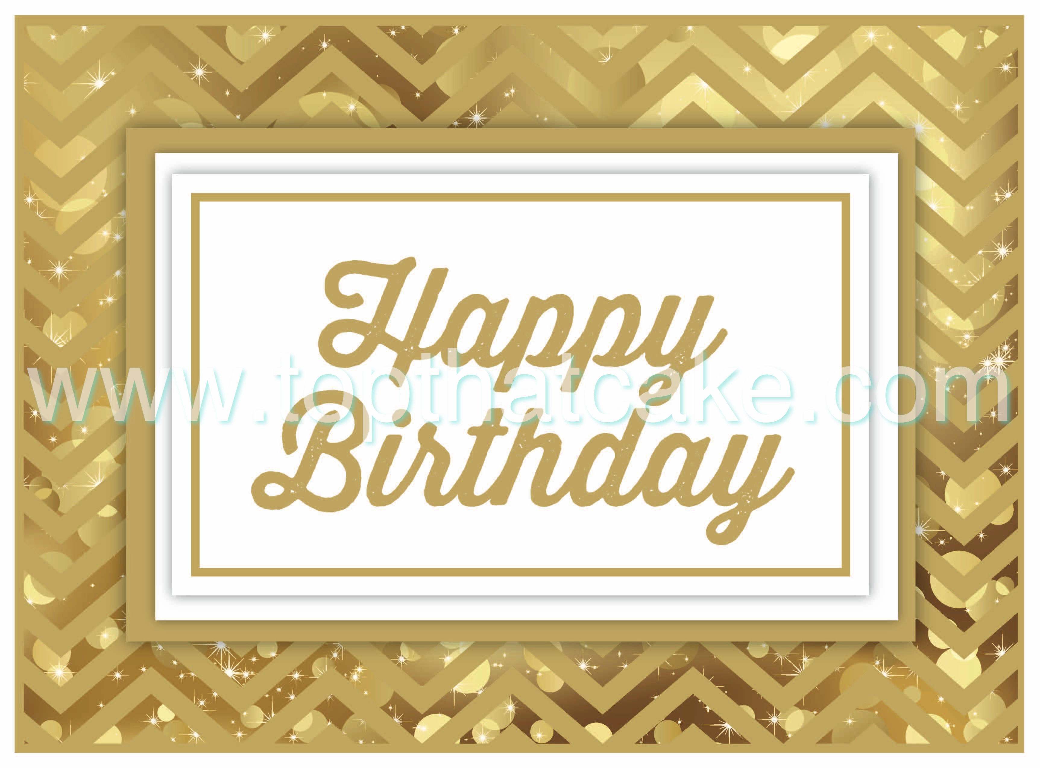 Birthday Celebration Rectangle