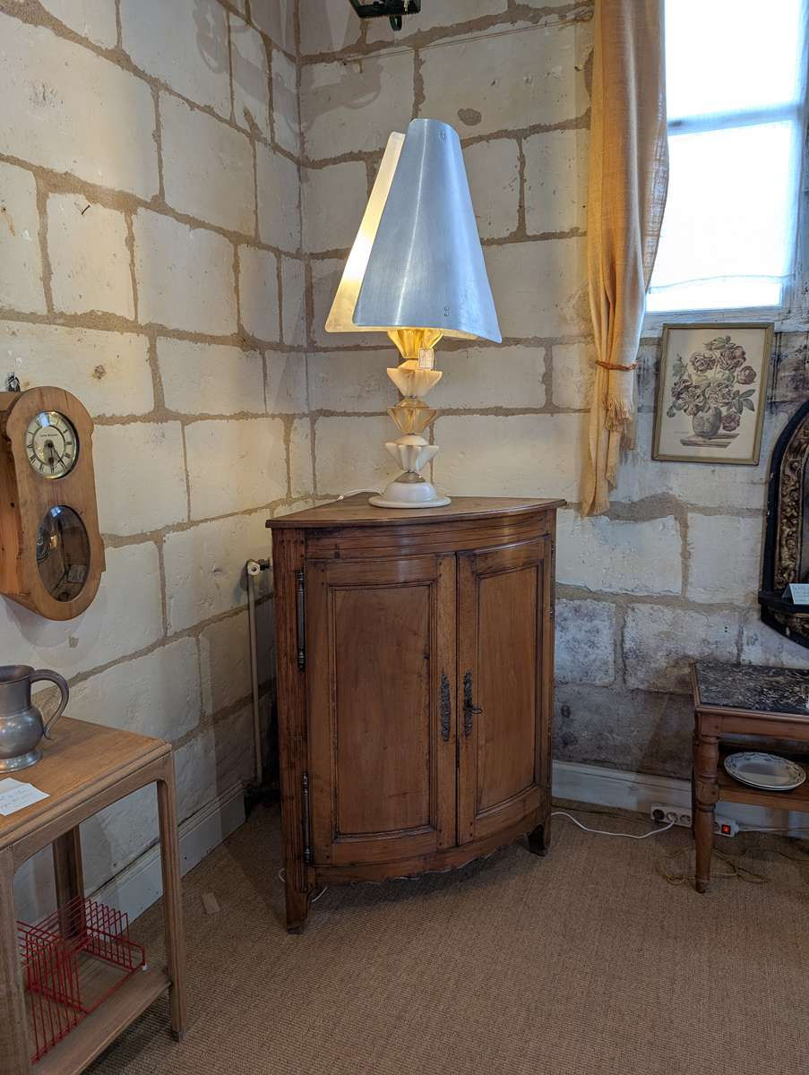 Miniature : Encoignure galbée époque Louis XV fin XVIIIème