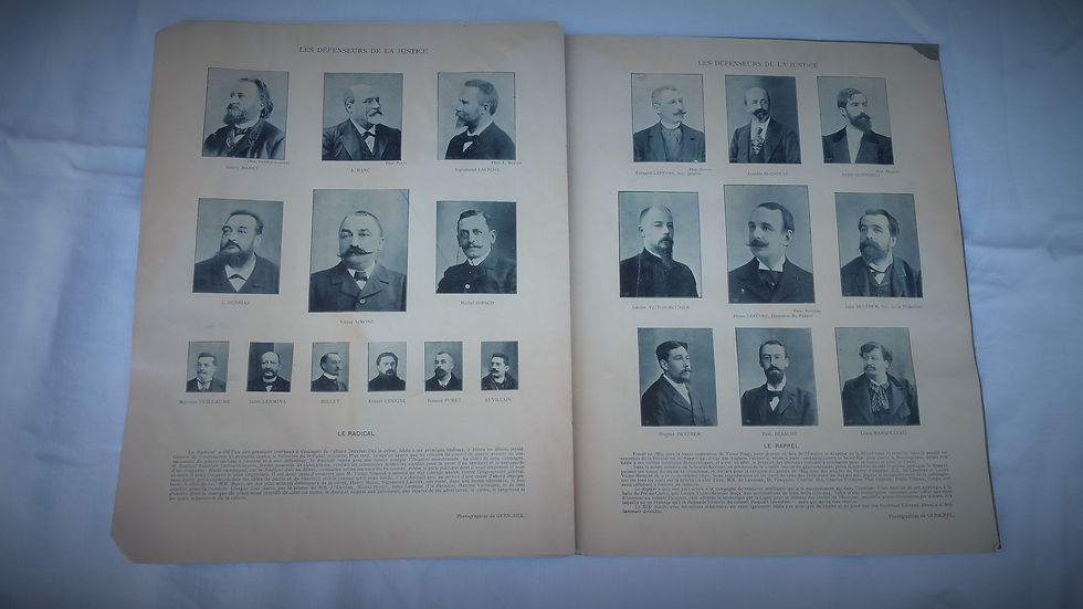Miniature : Affaire Dreyfus, les défenseurs de la justice, 150 portraits