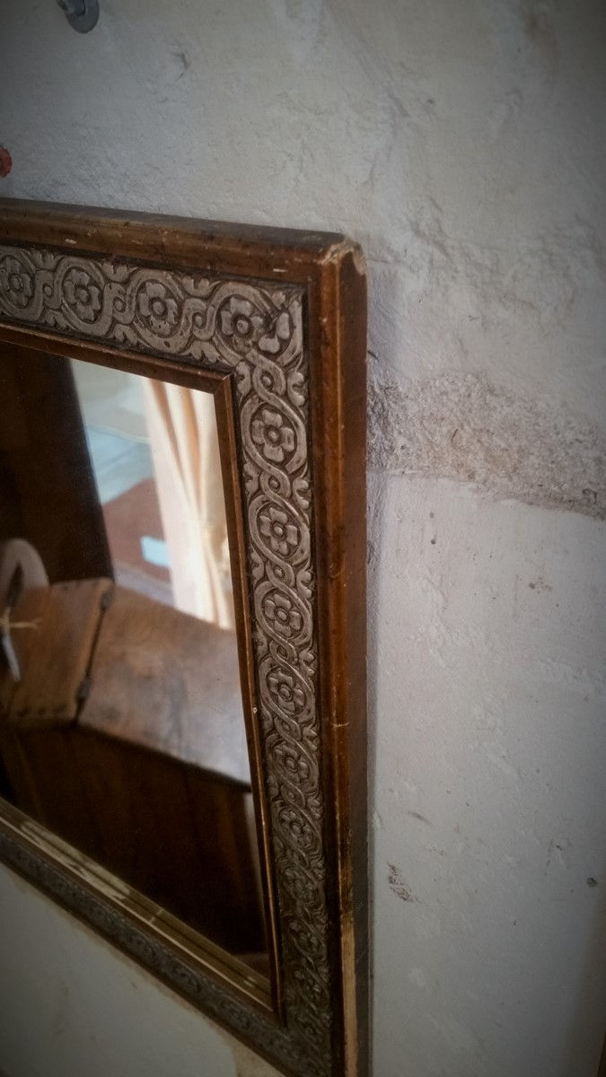 Miniature : Petit miroir ancien début XXème