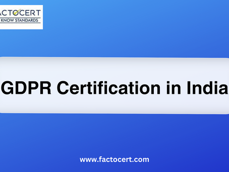 Where can I find GDPR training in India?