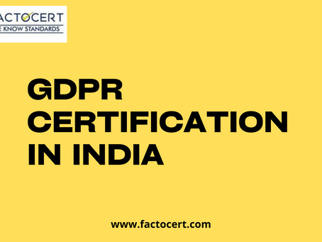 How to Obtain GDPR Certification in India?