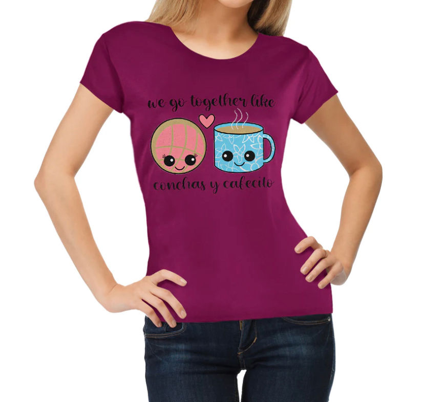 Playera Básica para Mujer Fucsia