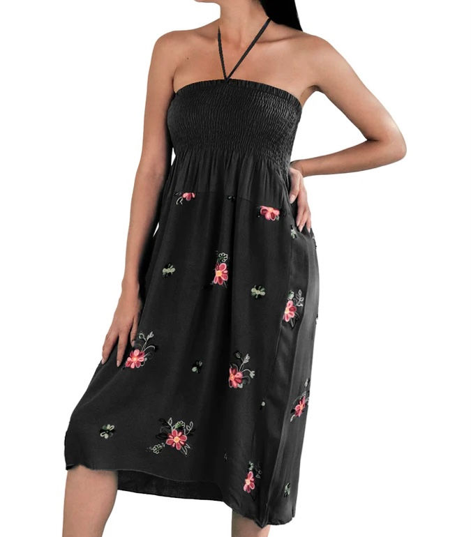 Vestido de Verano para Mujer Color Negro