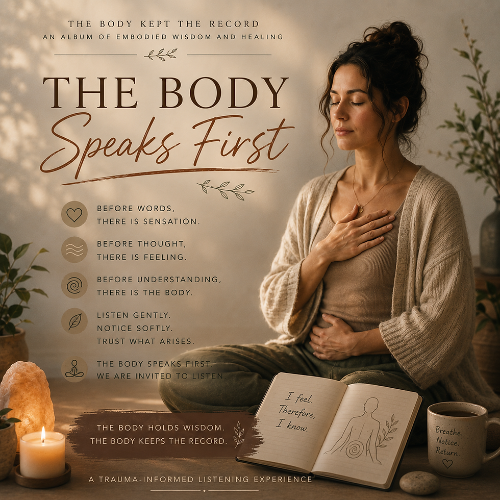 The Body Speaks First — Linear Note