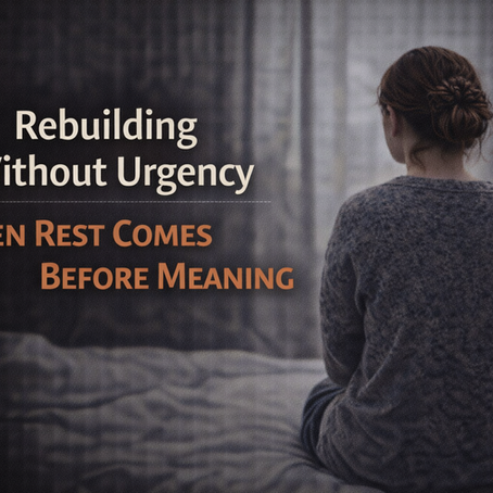 Rebuilding Without Urgency