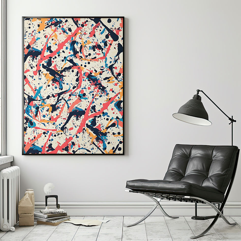 Poster in room setting