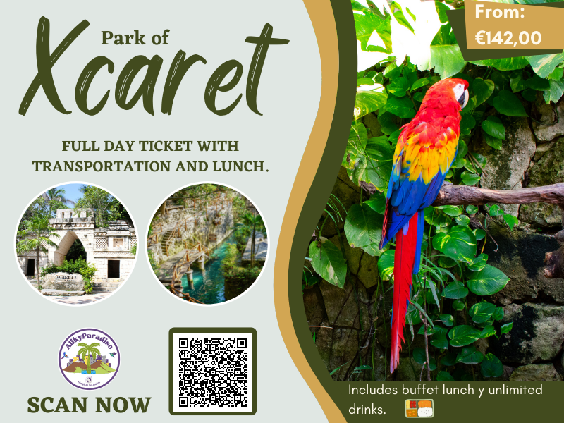 Xcaret con transporte INGLES