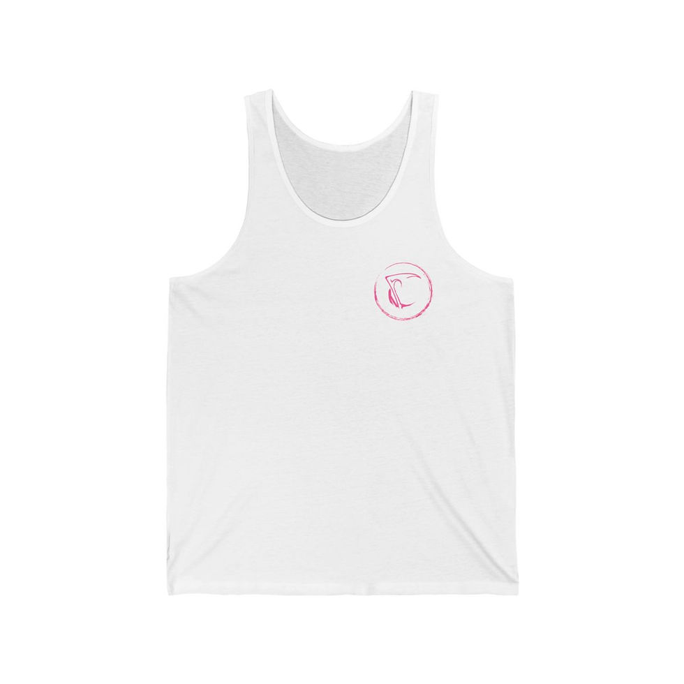 Thumbnail: Breast Cancer Awareness Ribbon Tank Top – Grim Reaper Design