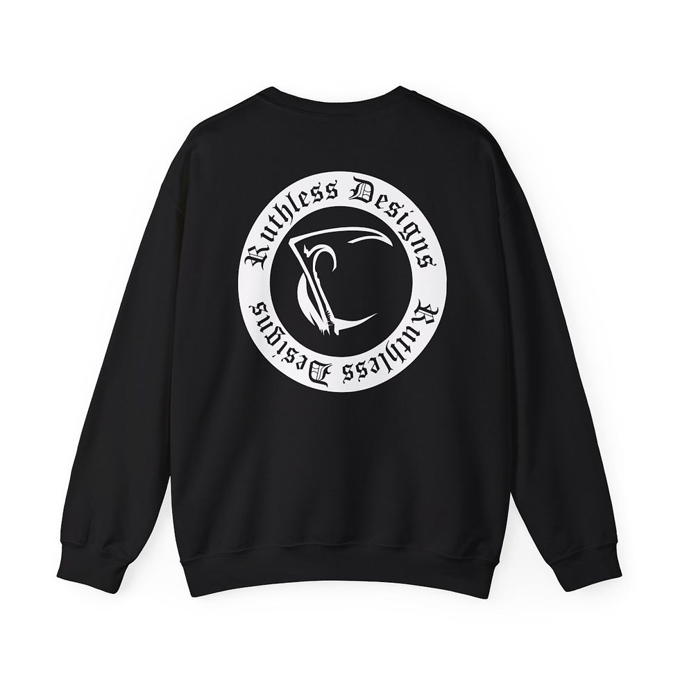 Thumbnail: Company Crewneck Sweatshirt – Grim Reaper Design