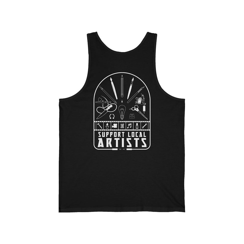 Thumbnail: Support Local Artists Tank Top – Craft Icons Design