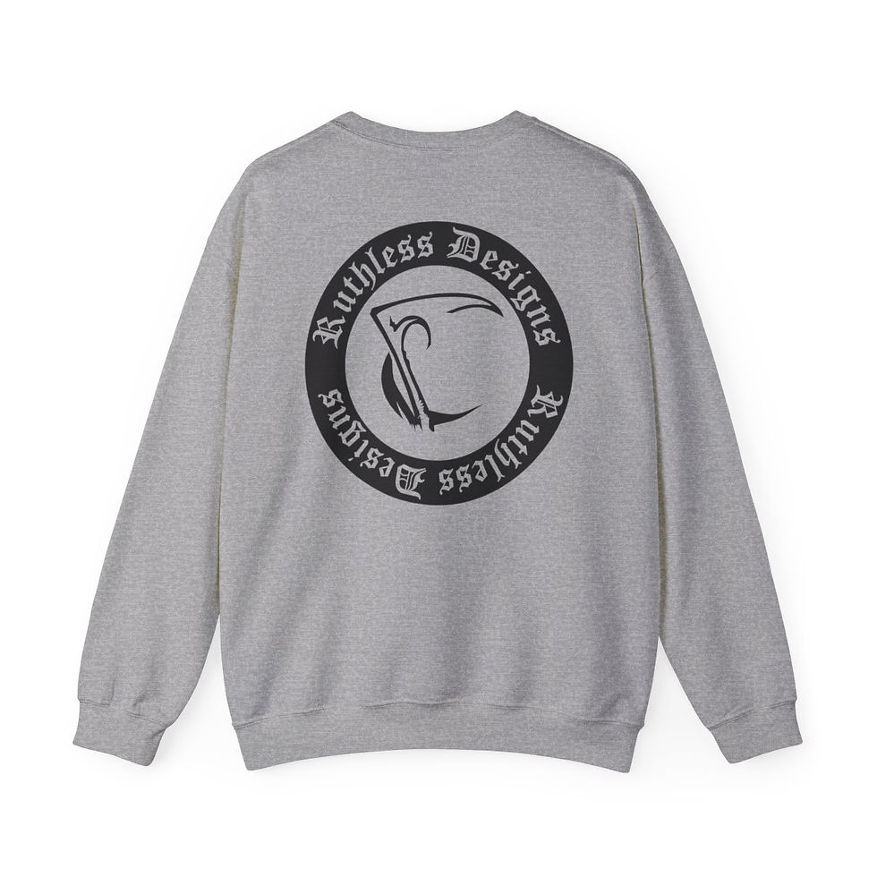 Thumbnail: Company Crewneck Sweatshirt – Grim Reaper Design