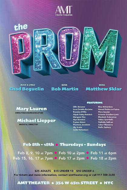 AMT Youth Theater's The Prom poster